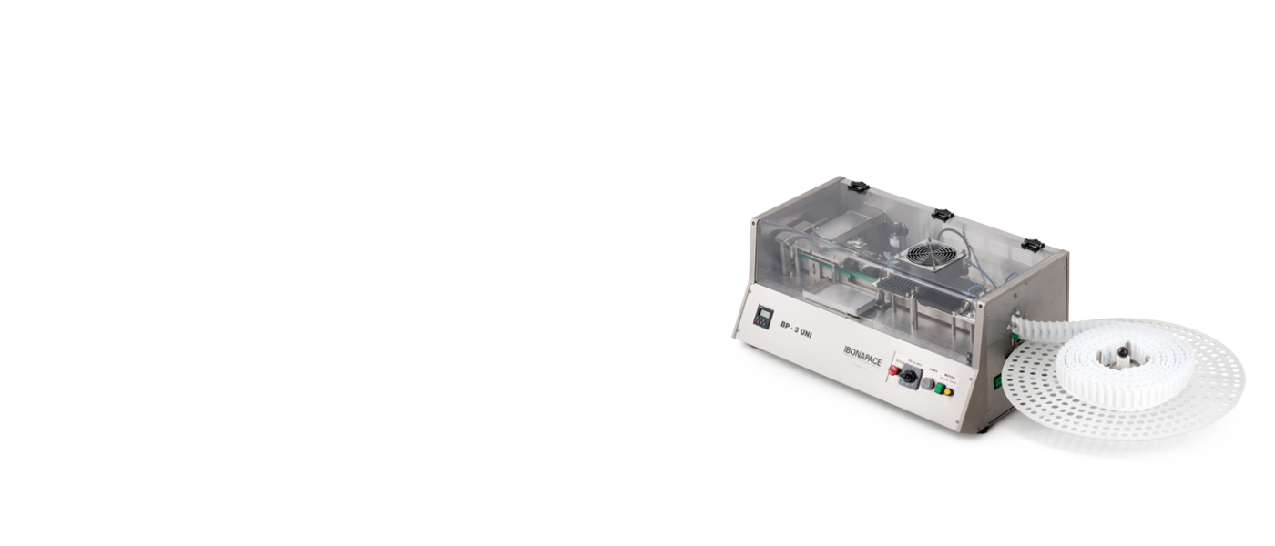 BP-3 SUPPOSITORIES AND OVULES SEALING, CODING AND CUTTING MACHINE